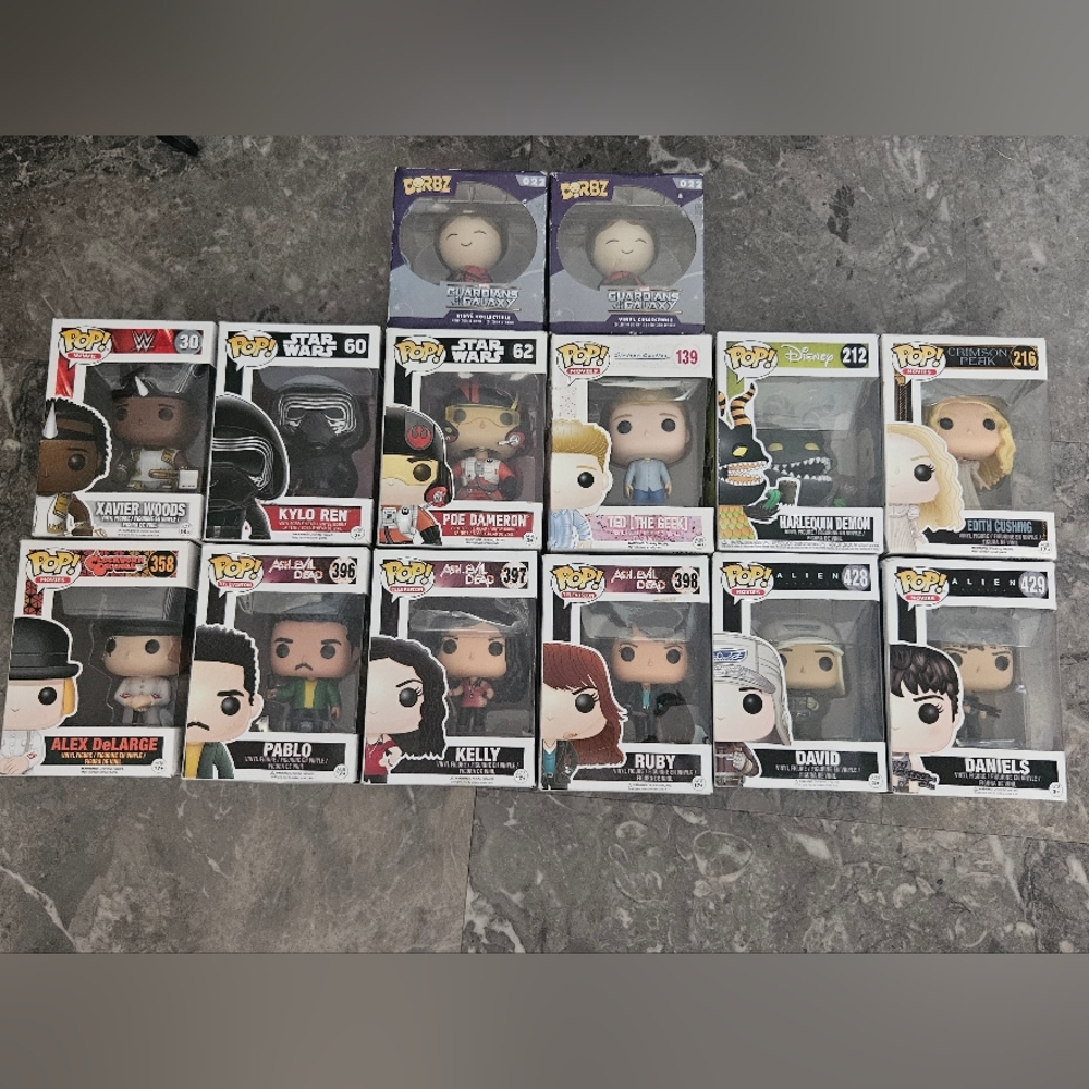Funko Pop Vinyl Figure Lot